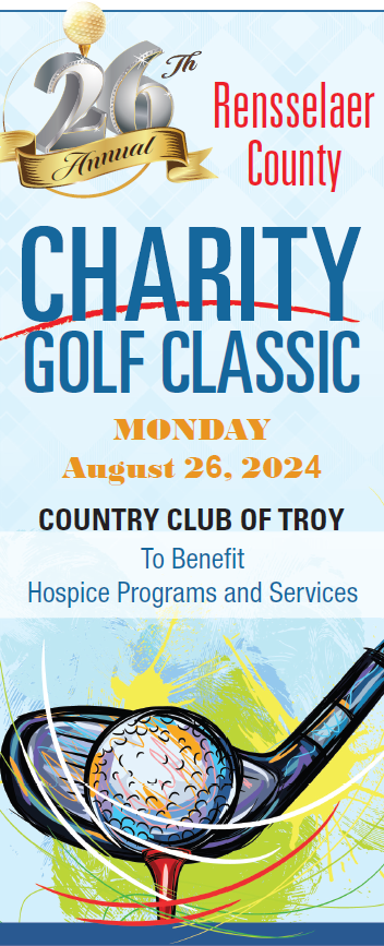 The 26th Annual Rensselaer County Charity Golf Classic Logo